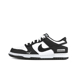 Nike Кроссовки для скейтбординга Dunk с противоскользящим покрытием, износостойкие, унисекс, черные dd1391-100(team676-贩售心痛) | black