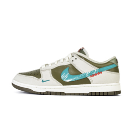 Nike Кроссовки для скейтбординга Dunk с противоскользящим износостойким верхом, унисекс, белые, зеленые hv5980-231 (team676-惊池笛) | white green