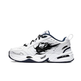 Nike Низкие кроссовки Air Monarch 4 с защитой от скольжения, износостойкие, массивные, унисекс, белые 415445-102(team676-行云时雨) | white