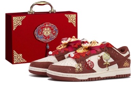 Nike Кроссовки для скейтбординга Dunk Slip с низким верхом, унисекс, красные hj7673-001(team拾玖-百年好合s-box） | red