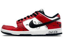 Nike Кроссовки для скейтбординга Dunk Wear-Resistant Low Top, женские, черно-красные dd1503-101(team732-蛇来运转) | red