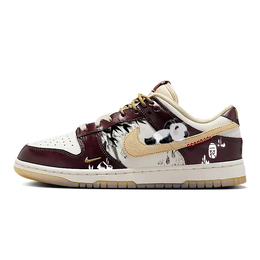 Nike Кроссовки для скейтбординга Dunk, легкие, противоскользящие и износостойкие, женские, белые, красные hv5991-171(team56-趴趴熊猫) | white red