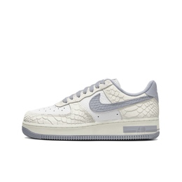 Nike Кроссовки для скейтбординга Air Force 1 с защитой от скольжения, женские, бежево-серые dx2678-100(team174-雾霾蛇) | beige gray