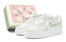 Nike Кроссовки для скейтбординга Air Force 1 женские, низкие, белые dh2920-111(teams2-薄荷恋人s-box) | green white