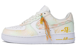 Nike Кроссовки Air Force 1 с антискользящим покрытием, износостойкие, низкие, для скейтбординга, унисекс, белые cw2288-111(team173-蛇行彩韵) | white