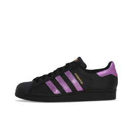 Adidas SUPERSTAR Износостойкие и легкие низкие кроссовки для скейтбординга унисекс, черные, фиолетовые eg4959(team577-紫罗兰满天星标z) | black purple