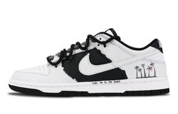 Nike Кроссовки для скейтбординга Dunk с нескользящей подошвой, легкие, унисекс, черные, белые dd1391-100(team883beach） | black white
