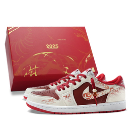 Jordan Баскетбольные кроссовки Air 1 Low-Top Vintage Unisex Red White cz0790-161(team拾柒-男女款金蛇赠喜球鞋) | red white