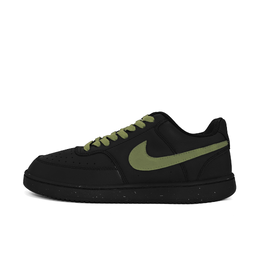 Nike Кроссовки Court Vision с низким верхом, противоскользящие и износостойкие, унисекс, цвет черный/зеленый dh2987-002（team275-抹茶） | black