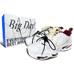 Nike Кроссовки Air Monarch 4 с амортизацией, противоскользящие и износостойкие, низкие, повседневные, унисекс, белые ib4607-171(team187-生活休闲鞋-涂鸦） | white