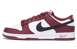 Nike Кроссовки для скейтбординга Dunk Coverage с противоскользящим и износостойким верхом, унисекс, черно-красные dv0833-115(team拾伍-女款黑红四) | black red