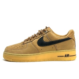 Кроссовки для скейтбординга Air Force 1 Wheat/Fla, легкие, с низким верхом, противоскользящие и износостойкие, унисекс, черные Nike, Black cj9179-200（team801-风吹麦田） | black