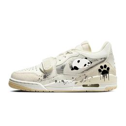 Jordan Баскетбольные кроссовки Legacy 312 Vintage, унисекс, низкие, серые/белые fq7827-102(team56-流体趴趴熊) | ivory