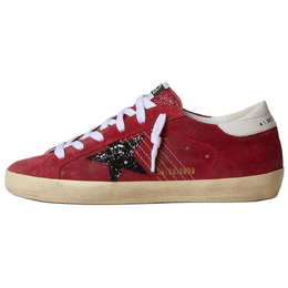 Golden Goose Кроссовки для скейтбординга Super Star Low Top, женские, красные gwf00101.f007203.40525
