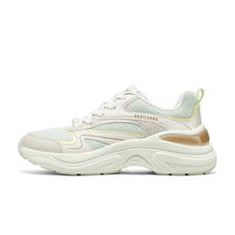 Skechers Низкие массивные кроссовки женские, белые, зеленые 177564-sage | white green