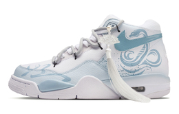Nike Баскетбольные кроссовки Flight Legacy Snake Shadow Dreamy с нескользящей подошвой, износостойкие, винтажные, унисекс, светло-голубые bq4212-101(team73-蛇影幽梦) | light blue