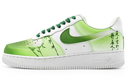 Nike Кроссовки Air Force 1 для скейтбординга, износостойкие, унисекс, белые, зеленые cw2288-111(team1284-翠竹静思) | white green