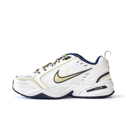 Nike Кроссовки Air Monarch 4 Camellia Small Flower с защитой от скольжения, износостойкие, низкие, массивные, унисекс, белые 415445-102(team676-桅禁) | white