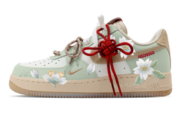Кроссовки для скейтбординга Air Force 1 Spring Cherry Blossoms с противоскользящим покрытием, износостойкие, женские, светло-зеленые Nike, Light Green hv5990-172(team683-春日樱花) | light green