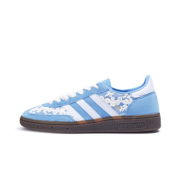 Adidas Кроссовки для скейтборда Handball Spzl с противоскользящим покрытием, износостойкие, низкие, унисекс, сине-белые bd7632(team746-高定蕾丝少女) | blue white