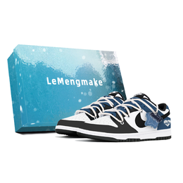 Nike Кроссовки для скейтбординга Dunk Joy Lemon, износостойкие, синие, унисекс dd1391-100(team778-恋爱电波s-box) | blue