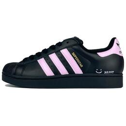 Adidas Кроссовки для скейтбординга Superstar 2 Berry Sweet Happy с противоскользящим покрытием, износостойкие, женские, черно-розовые ji0079(team1090-莓甜开心） | black pink