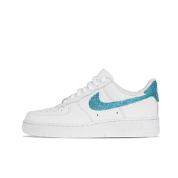 Nike Кроссовки Air Force 1 с низким верхом для скейтборда, нескользящие, унисекс, белые, синие cw2288-111(team577-天蓝满天星钩z) | white blue
