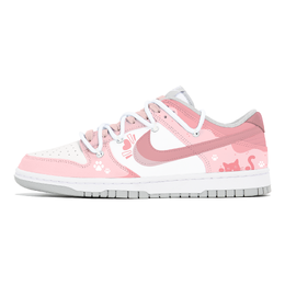 Nike Кроссовки для скейтбординга Dunk Slip с низким верхом, женские, розовые dd1503-103(team778-猫咪酥酪) | pink