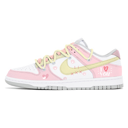 Nike Кроссовки для скейтбординга Dunk Joy Lemon с противоскользящим эффектом, женские, розовые dd1503-103(team399-恋爱物语) | pink