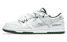 Nike Кроссовки для скейтбординга Dunk Six Eight Cyan Serenity And Floating Shadows, устойчивые к истиранию, низкие, унисекс, зеленые, белые dd1391-101(team901-男女款青谧浮影) | green white
