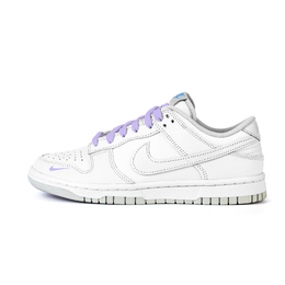 Nike Кроссовки для скейтбординга Dunk The Season Of Snow Small Flower с нескользящей подошвой и износостойкими резиновыми вставками, женские, белые hf0023-100(team676-下雪的季节) | white