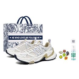 Kappa Кроссовки Slip Resistant Low Top Chunky Sneakers Unisex White Silver k0ex5mc01cj-xhs1（礼袋套装） | winter white/silver (everyday shopping bag clothing sets)