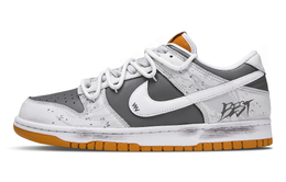 Nike Кроссовки для скейтбординга Dunk Redemption, износостойкие, низкие, унисекс, черные, белые, серые fq6965-700(team864-救赎) | black white gray