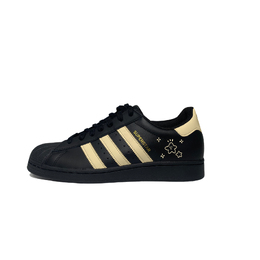 Adidas Кроссовки для скейтбординга SUPERSTAR Golden Star Rhythm Low Top унисекс, черно-желтые eg4959(team551-金芒星韵) | black yellow