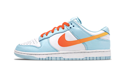 Nike Кроссовки для скейтбординга Dunk Sunlight Sea Salt, устойчивые к истиранию, низкие, женские, оранжево-синие ib7311-100(team1038-日光海盐) | orange blue