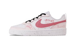 Nike Кроссовки Court Vision 1 Pink Original Butterfly с низким верхом, устойчивые к истиранию, для скейтбординга, унисекс, розовые dh2987-101（team1374-粉原蝴蝶） | pink