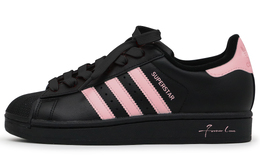 Adidas Кроссовки для скейтбординга Superstar, унисекс, низкие, черные/розовые eg4959(team52-莓莓芭乐) | black pink