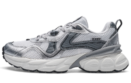 Низкие кроссовки с амортизаторами, унисекс, серебристо-серые Kappa, Classic White/Silver/Dusty Gray k0fy5mc07-012 | classic white/silver/dusty gray