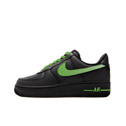 Nike Кроссовки Air Force 1 с низким верхом, устойчивые к истиранию и скольжению, женские, черно-зеленые dd8959-001(team189-塔塔) | black green