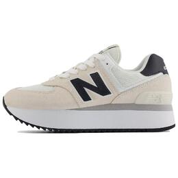 Кроссовки Women's 574+ 'Linen Phantom' Women's New Balance, Ecru wl574zah | ecru