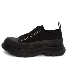 Кроссовки (WMNS) Alexander McQueen Tread Slick Lace Up 'Black' 611705w4l321000