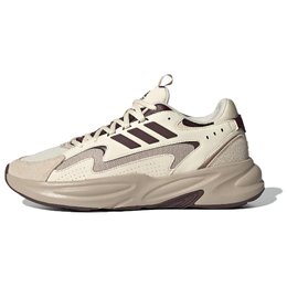 Adidas Низкие, износостойкие, противоскользящие, массивные кроссовки Ozwave унисекс, белые, серые jr3201 | ivory/dark gray brown/wonder white