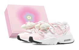 Nike Кроссовки Air Max Fusion Low-top женские, белые, розовые cj1671-100(team88-缤雪秘境s-box) | white pink