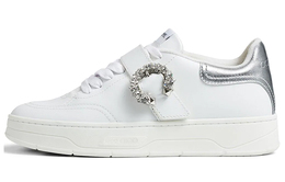 Jimmy Choo Низкие стильные кроссовки для скейтбординга Osaka Lace Up, женские, белые osakalaceupxyt白色 | original shoe box included