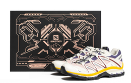 Salomon XT Quest Advanced Shock Absorbers Противоскользящие износостойкие низкие кроссовки для активного отдыха унисекс персикового цвета 412553（s-box）