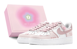 Nike Кроссовки Air Force 1 Low с антискользящим износостойким верхом для скейтборда GS Pink White dh2920-111(team88-花语漫步s-box) | pink white