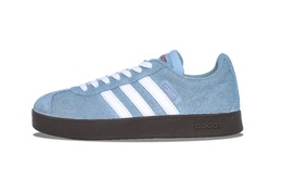 Adidas Кроссовки для скейтбординга VL COURT 2.0, синие, розовые, противоскользящие, износостойкие, низкие, унисекс, синие hq1802（team144-蓝调玫瑰） | blue