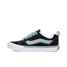 Vans Кроссовки для скейтбординга Knu Skool Coverage с защитой от скольжения и износа, низкие, унисекс, цвет черный, голубой vn0009qc6bt1（team613-渐变青蓝） | black cyan