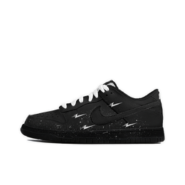Nike Кроссовки для скейтбординга Dunk Ninth Space, янтарные, с противоскользящим покрытием, износостойкие, унисекс, черно-белые dd1391-100(team189-第九空间) | black