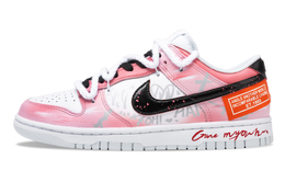 Nike Кроссовки для скейтбординга Dunk Low Top унисекс, черные, розовые hf0730-160（team215-无限心动） | black pink